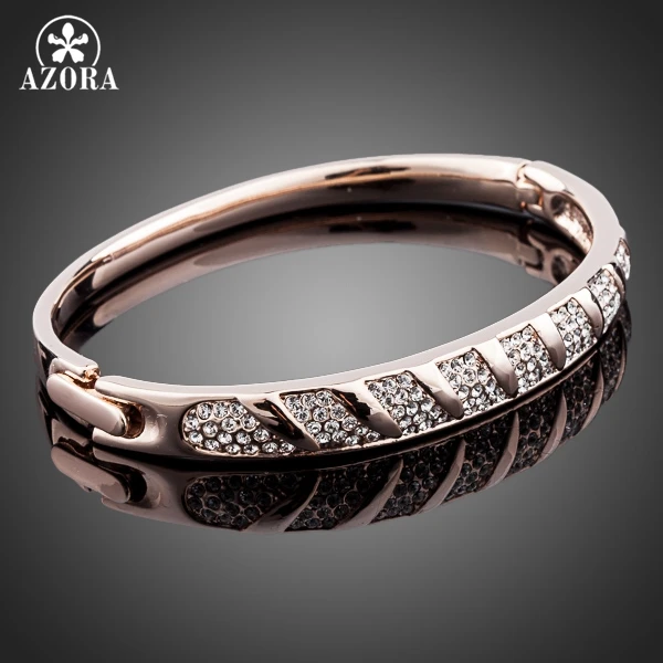 Женский браслет из розового золота в простом стиле | Украшения и аксессуары