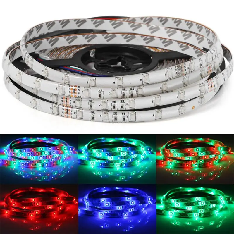 YouOkLight YK0421 10 м 600 Светодиодные ленты свет Водонепроницаемый SMD 3528 гибкие RGB огни строки с 24 Key IR удаленный