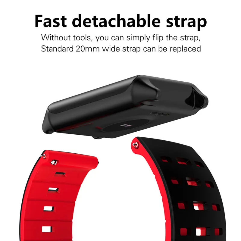 WQ R11s смарт-браслет сердечного ритма крови Давление монитор Фитнес браслет 0 95