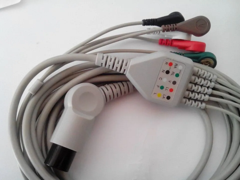Бесплатная доставка kmtkeramed для MINDRAY MEK COMEN WELCH ALLYN GOLDWAY SPACELABS PRO1000Biolight цельный кабель