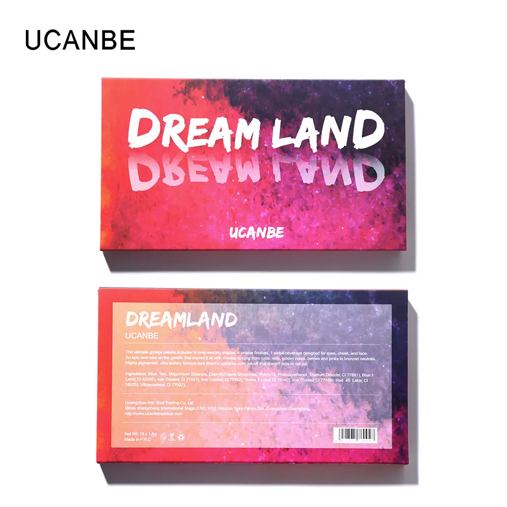 Тени для век UCANBE Dream Land матовые тени палитра с высоким пигментом гладкие макияж