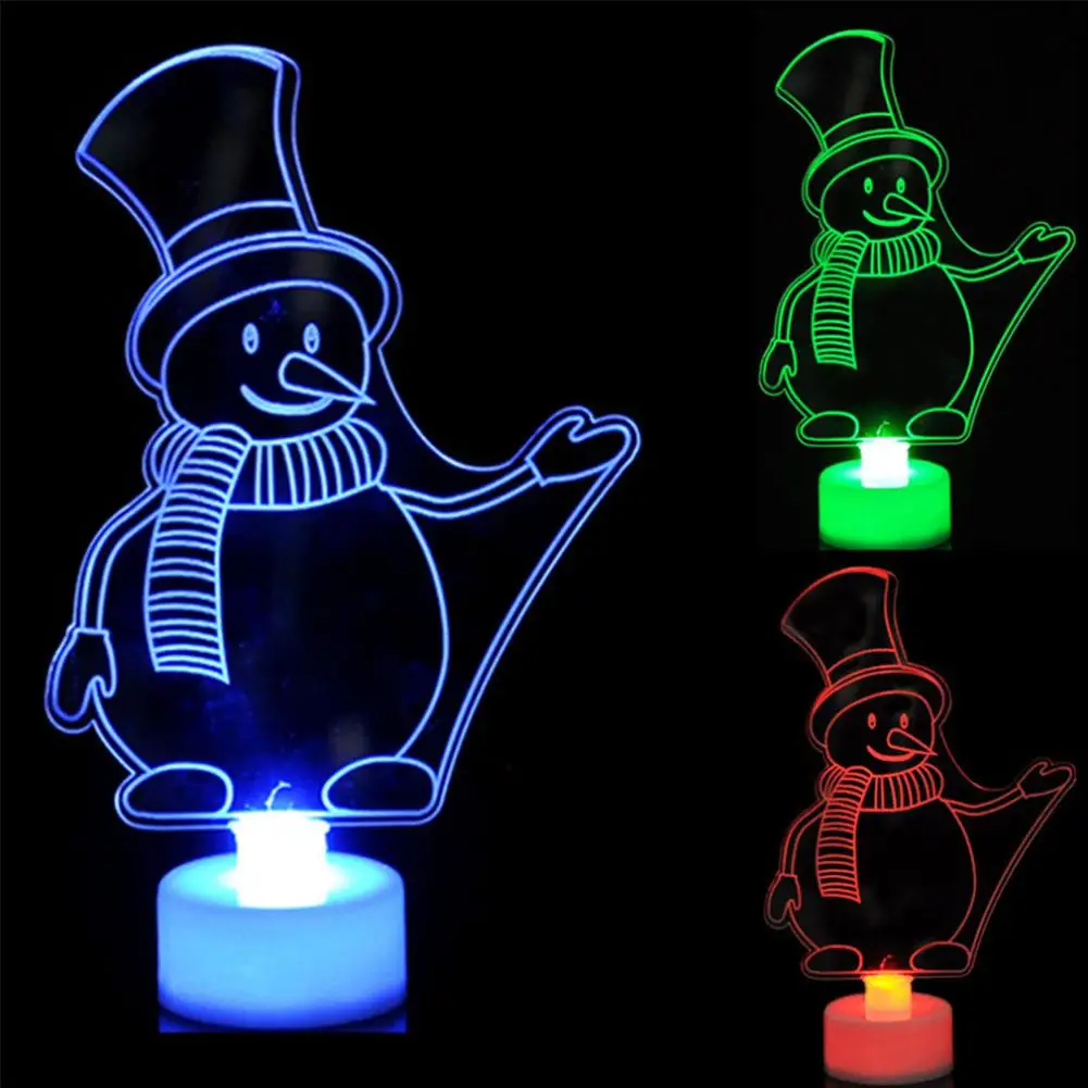 HobbyLane LED милый красочный Рождественский серийный ночник для рождественского