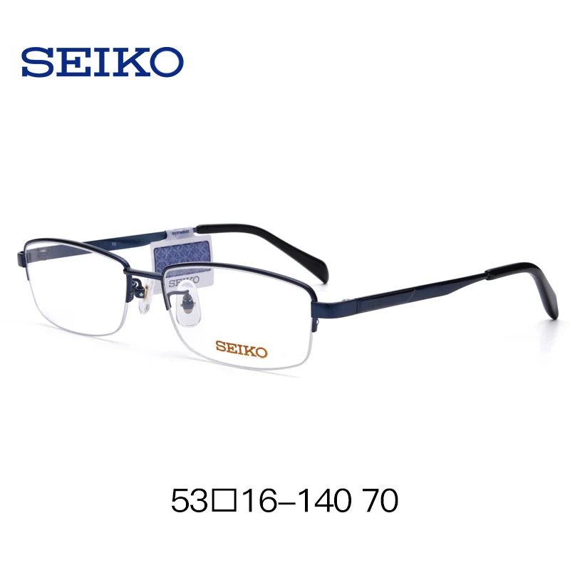 SEIKO, оправа для оптических очков, мужской светильник, титановые очки, очки для мужчин, чистый титан, оправа для оптических очков H01116