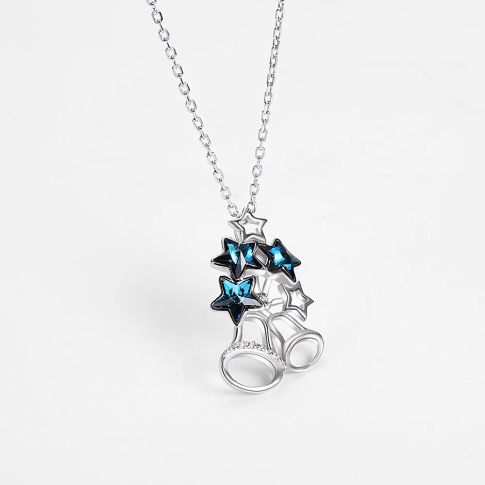 Ожерелье с кристаллами LEKANI от Swarovski ожерелье подвеской в виде маленького