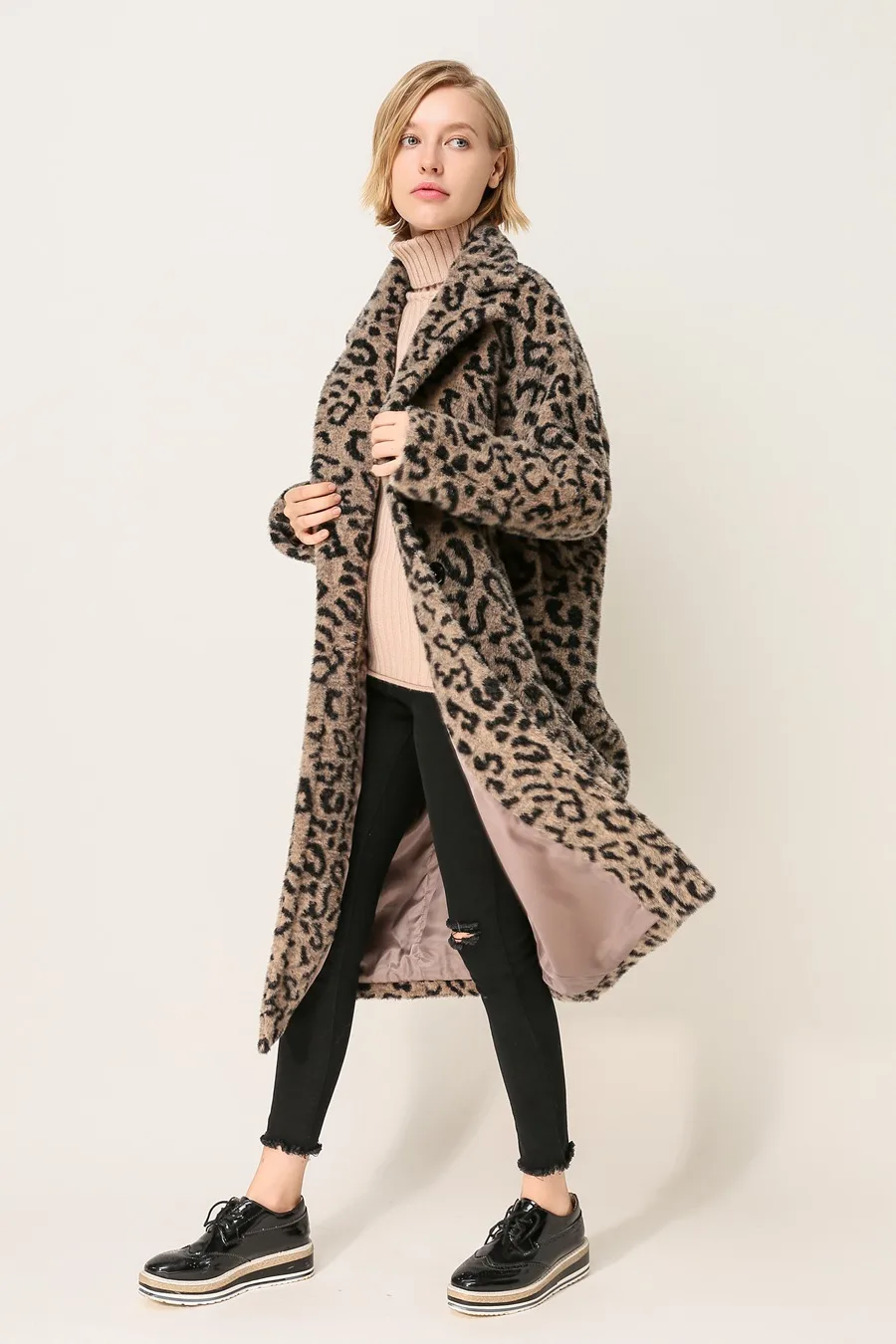 QIUCHEN PJ1858 2018 new arrival free shipping high quality wool long girls coat fashion winter | Женская одежда