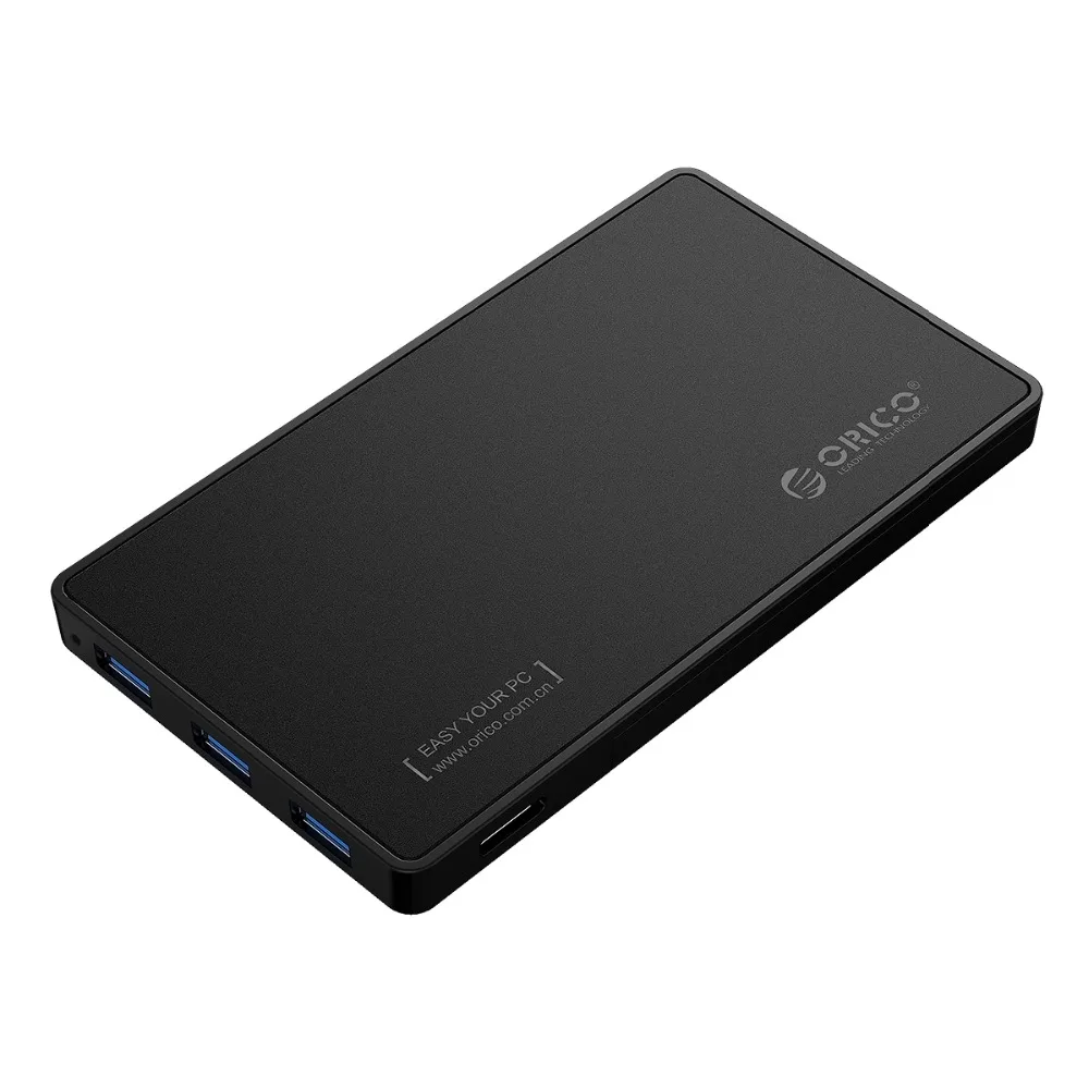 ORICO 2588H3 2,5 корпус для жесткого диска USB 3,0 жесткий диск с 3 Порты USB3.0 приспособление для ступицы дизайн драйвер с 5V2A Мощность адаптер