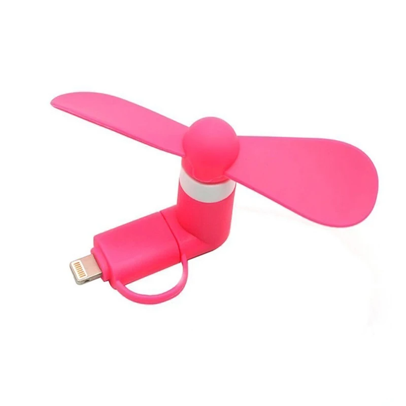 2 в 1 USB вентиляторы для телефонов iPhone X XS XR 8 7 plus 6S 6 Plus 5SE|portable mini usb fan|portable fan usbportable |