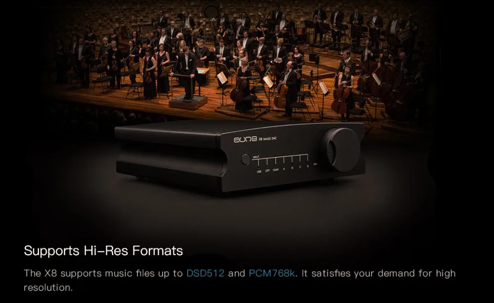 AUNE X8 HIFI DAC аудио декодер ES9038Q2M USB DAC Amp DSD512 коаксиальный Оптический PCM32bit 768 кГц для iPhone sony Shanling Android