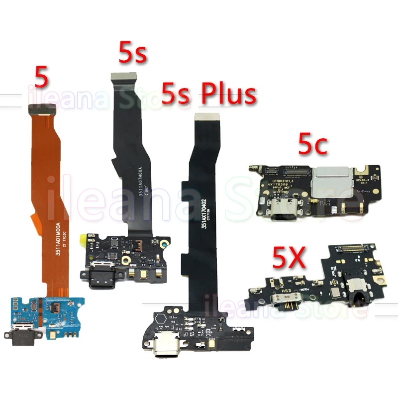 Mi 5 USB разъем порт док-станция для зарядки гибкий кабель для Xiaomi mi 5 5c 5x 5S Plus оригинальная печатная плата зарядного устройства