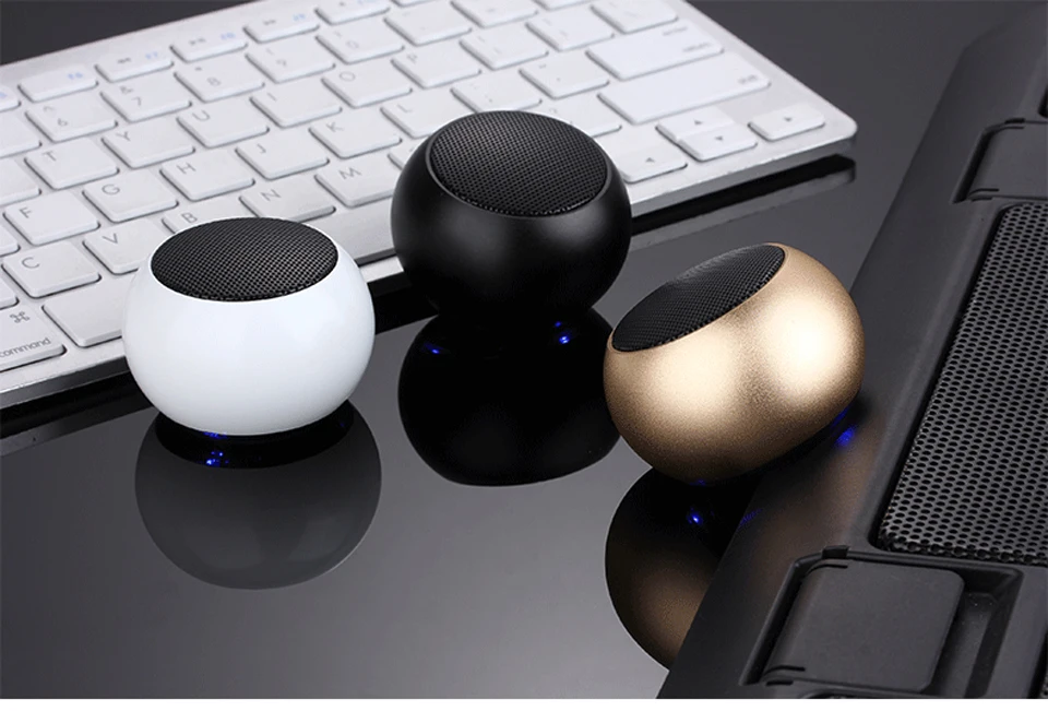Soulusic BM3D Мини Портативный беспроводной Bluetooth динамик металлический стерео громкий динамик с микрофоном сабвуфер MP3 музыкальный плеер для телефона