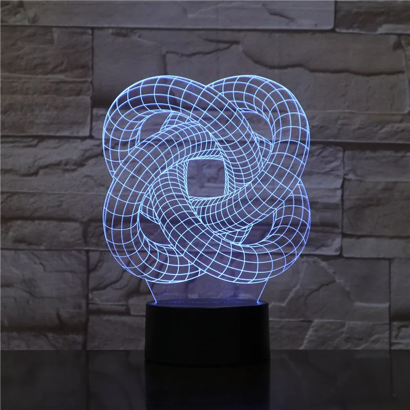 

Factory Wholesale Abstract 3D Lamp Creative Energy-saving Desktop Usb Night Light Lovely cartoon children's toys Kids Lamp