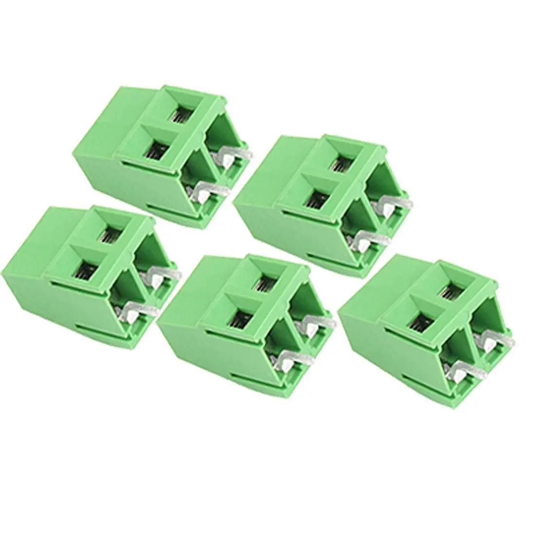 Акция! 5 шт. 2 Булавки 5.08 мм Шаг печатного монтажа Клеммная колодка 10A|terminal block 10a|screw