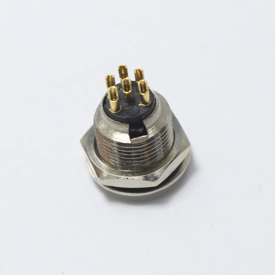 1 шт. мини XLR 6 контактный Штекерный разъем маленький Аудио Микрофон сварной