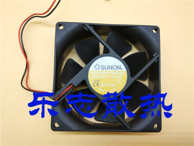 SUNON KD2409PTBX 6A DC 24V 5 W Размеры: 90x90x25 мм 2 провод Сервер вентилятор охлаждения|Кулеры и