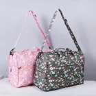 Нейлоновая складная дорожная сумка для мужчин и женщин, вместительный спортивный мешок, органайзер для упаковки кубиков, чемодан с принтом, мешок для выходных