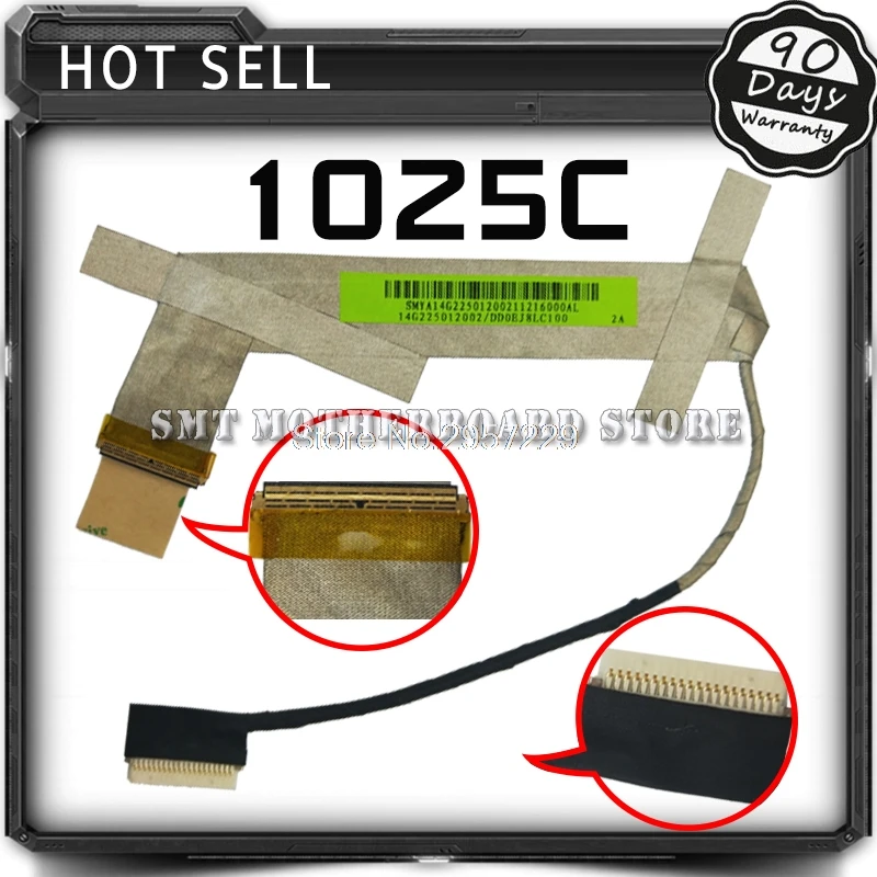 Новый оригинальный LVDS/LED/LCD видео гибкий кабель для For Asus 1025C P/N 1422 011U000 14G225012101 DD0EJ8LC020