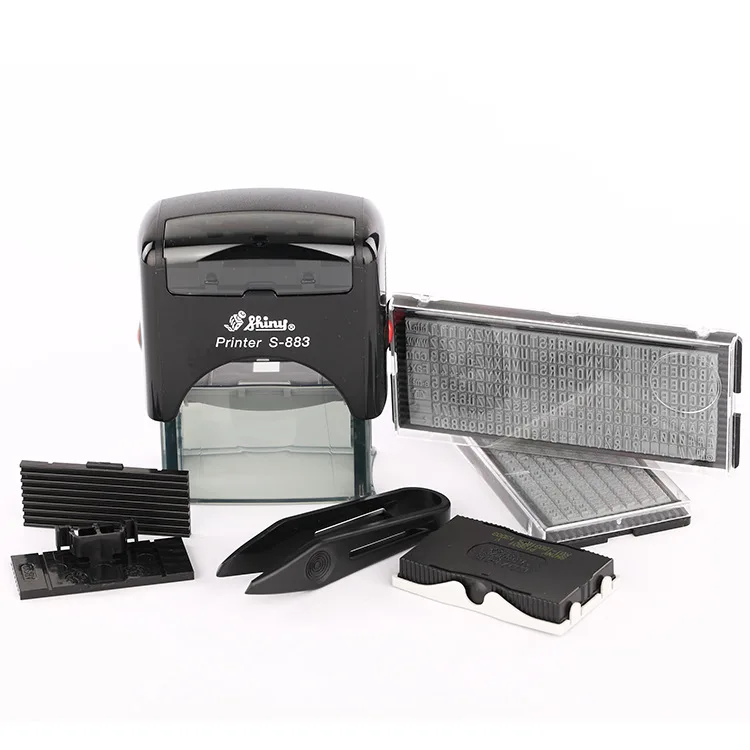 Блестящий фотопечатный мини штамп 18x47 мм|ink rubber stamp|self inking stampstamp custom |