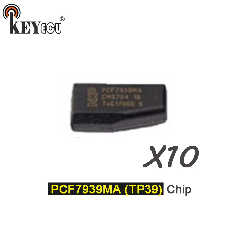KEYECU 10x для Renault PCF7939MA (TP39) транспондер пустой ключ автомобильный удаленный чип|Ключ
