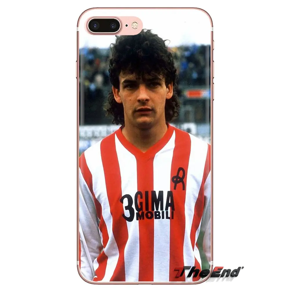 Итальянская Футбольная звезда rotto Baggio для iPod Touch Apple iPhone 4 4S 5 5S SE 5C 6 6S 7 8 X XR XS Plus MAX