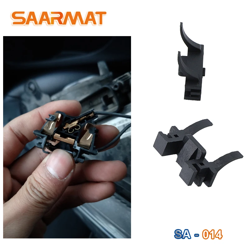 SAARMAT 2* шт H7 светодиодный фара держатель лампы адаптер основание для Fiat Land Rover Discovery Тюнинг автомобилей заменить держатель