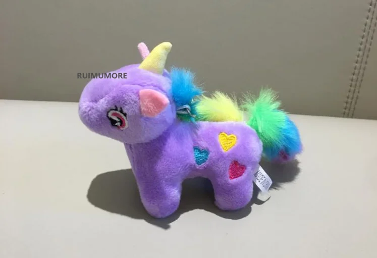 14cm Много цветов, новая мини игрушечная лошадь, детские плюшевые игрушки, брелок 8 см и 14 см, 2 шапочки-плюшевые животные лошадь мягкие игрушки - Цвет: 14cm