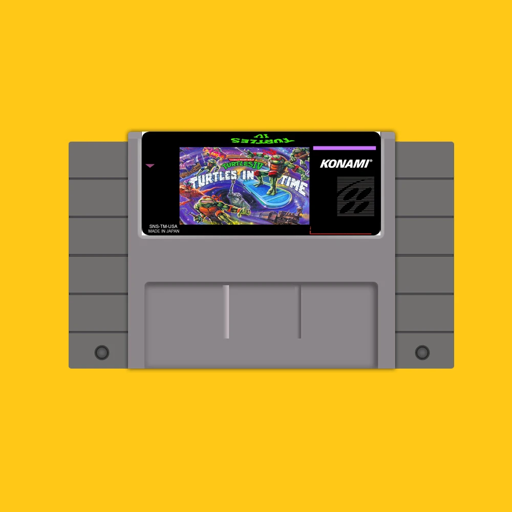 Хит 46 Pin 16 бит NTSC игровой картридж Черепашки IV|16 bit|16 bit game cartridge16 cartridge |