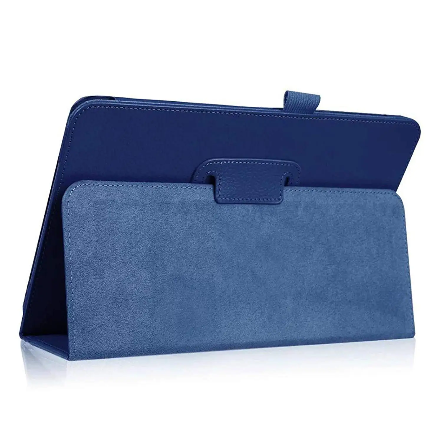 T590 T595 dark blue Тонкий чехол из искусственной кожи для samsung galaxy Tab A 10,5 SM-T590 T595 T597 чехол для планшета samsung galaxy Tab A 10,5 дюймов чехол s - Цвет: T590 T595 dark blue