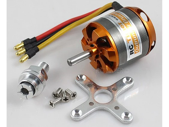 RCTimer BC3542 3542 1000KV 1250KV 1450KV Outrunner бесщеточный мотор 5 0 мм вал для радиоуправляемого