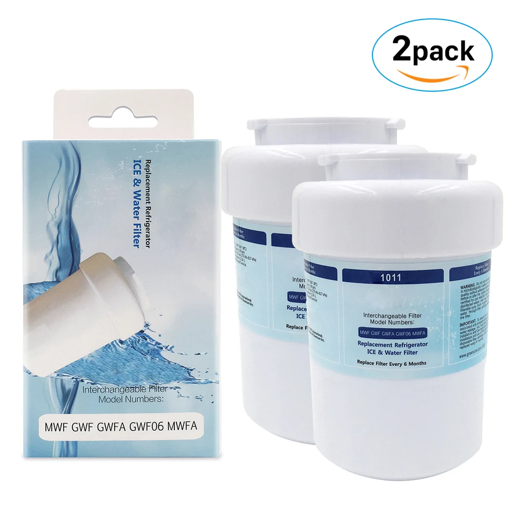 Water Filter Purifier GRE1011 Refrigerator Cartridge Activated Carbon Replacement forGE MWF MWFA 2 Pcs/lot | Бытовая техника