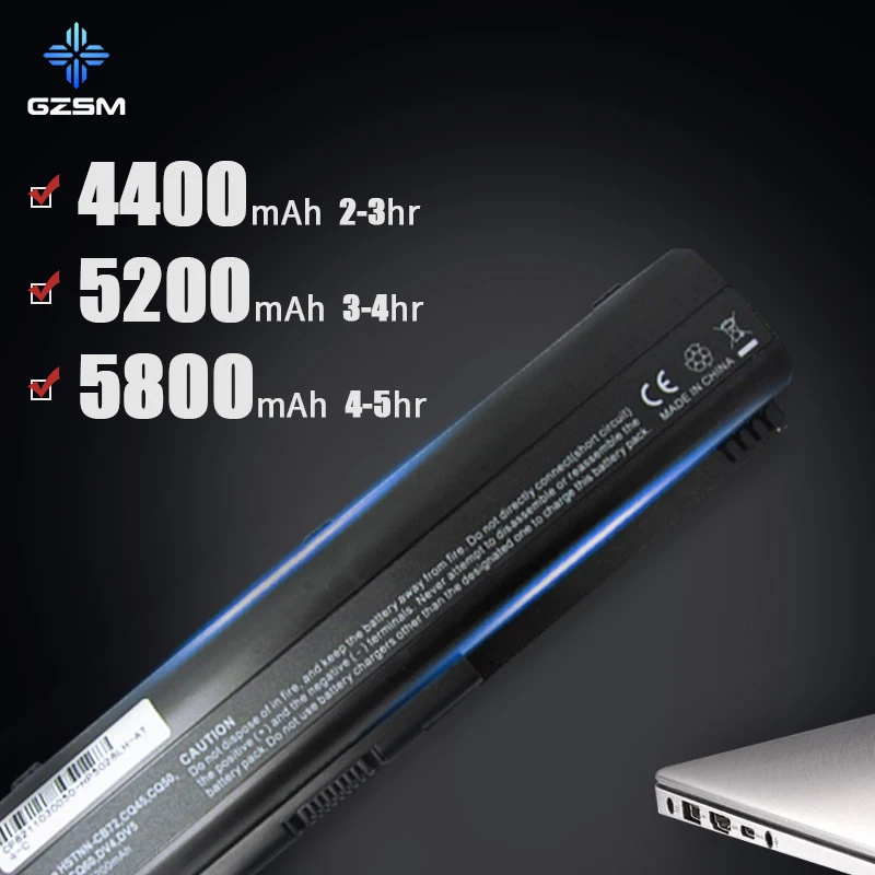 Аккумулятор HSW 5200 мАч для HP COMPAQ Pavilion DV4 DV5 DV6 HSTNN-IB72 Presario CQ60 CQ61 CQ40 CQ41 CQ45 CQ50 CQ70 CQ71 |