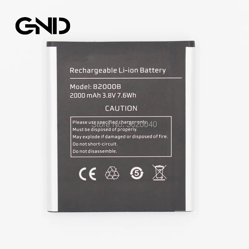 GND 2000 мАч/7.6Wh 3 8 V B2000B Замена Батарея для highscreen WinWin win мобильный телефон