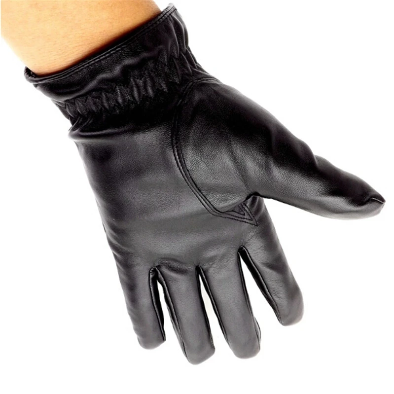 

Men Gloves Anti Slip Windproof Thermal Warm Touchscreen Glove Outdoor Riding Leather Gloves Winter Men Plus Velvet Hot Sale
