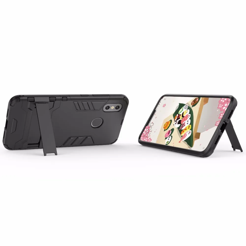 BYHeYang Case For Xiaomi Mi 8 Cover Cases On Mi8 Slim Robot Armor Rubber Fundas Phone Coque Silicone |