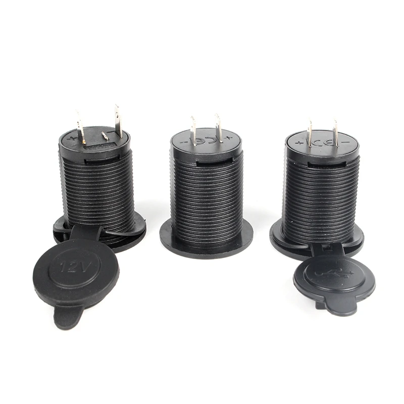 Автомобильное зарядное устройство для мотоцикла двойной USB адаптер + 12 В/24 В