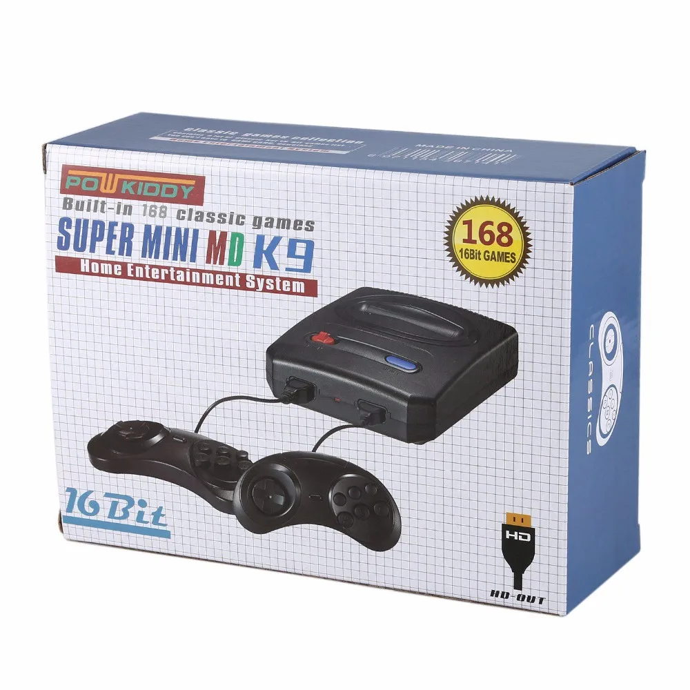 Топ предложения Powkiddy Hd Hdmi 16 бит Ретро Классическая консоль видео игра для консоли