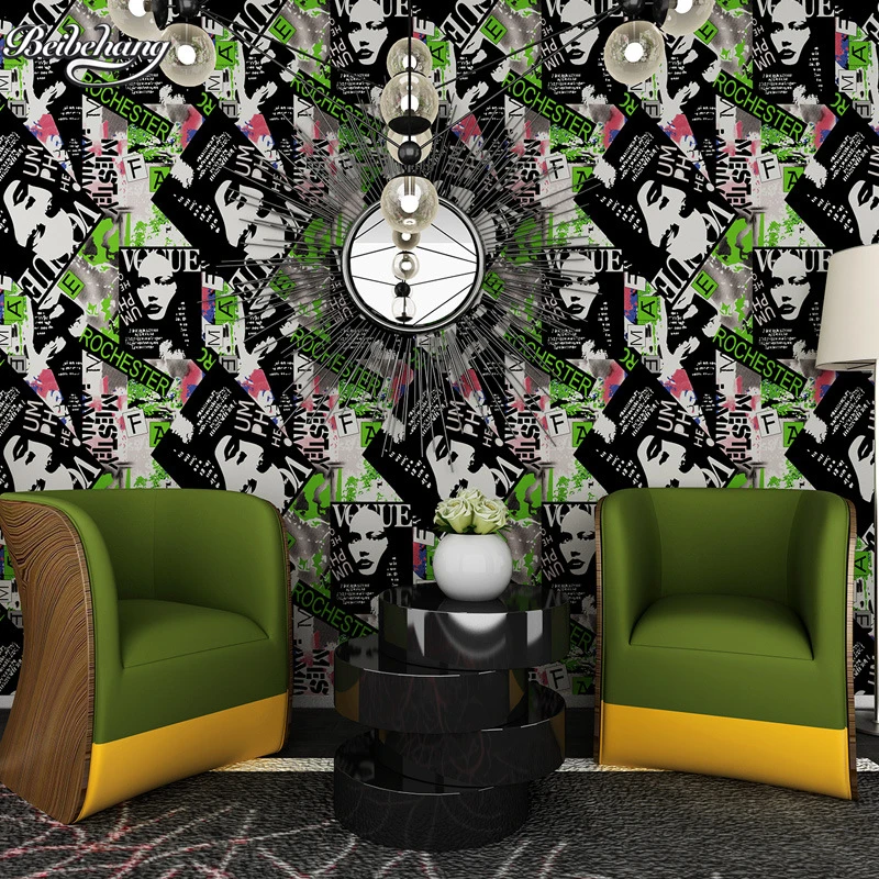 Теплый фон для телевизора в гостиной Европейский чистый бумажный иллюстрации