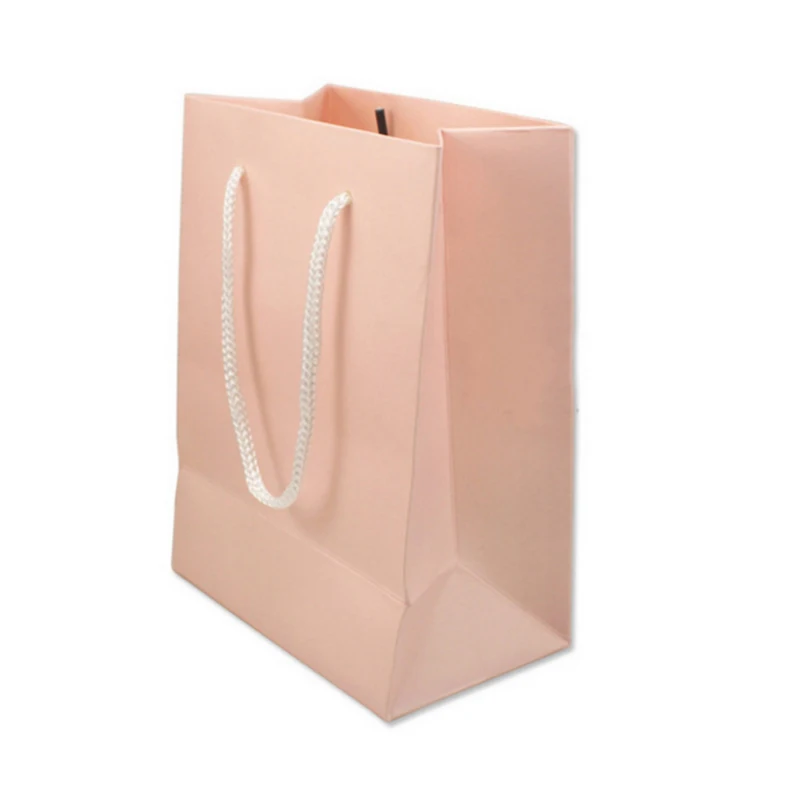 Розовая квадратная коробка для ювелирных изделий + подарочная упаковка набор