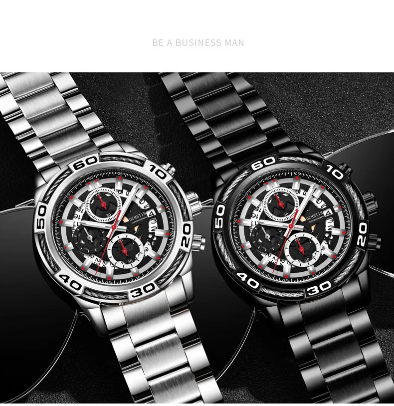 OCHSTIN мужские часы Топ бренд класса люкс Хронограф наручные Дата Военный Спорт