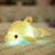 32cm yellow 1 шт. 32 см креативный светящийся плюшевый дельфин кукла светящийся светодиодный светильник плюшевые игрушки животные Красочные кукольные подушки детский подарок - Цвет: 32cm yellow