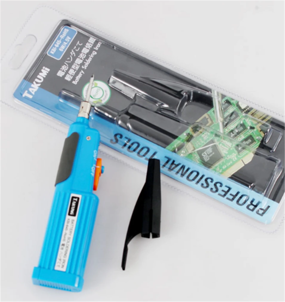 Японский паяльник TAKUMI KBI-645 с аккумулятором, 6 Вт, 4,5 в, беспроводной электрический паяльник для ремонта