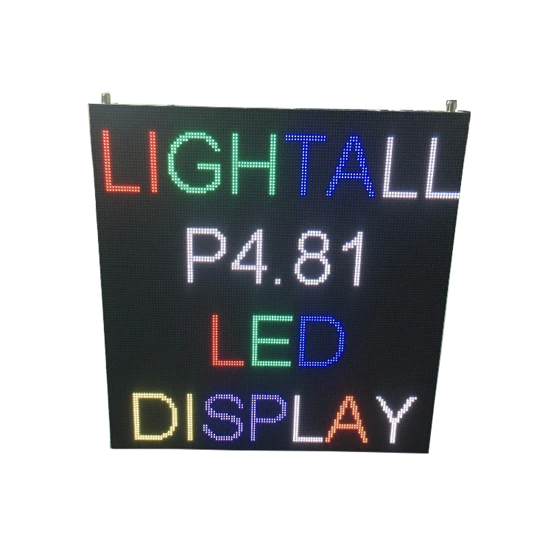 P4.81mm 250*250 мм Открытый Полноцветный SMD 52*52 пикселей светодиодный рекламный щит видео настенная панель экран светодиодный дисплей экран модуль для сцены