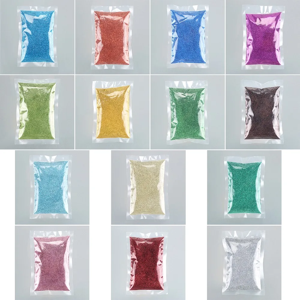 Ультратонкая блестящая пудра для дизайна ногтей Anmas Rucci 100 г/пакетов без пыли