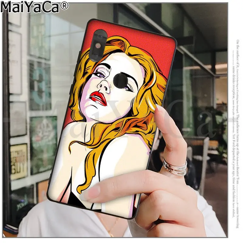 

MaiYaCa pop art comic Customer High Quality Phone Case for Xiaomi Redmi 5 5Plus Note4 4X Note5 6A Mi 6 Mix2 Mix2S