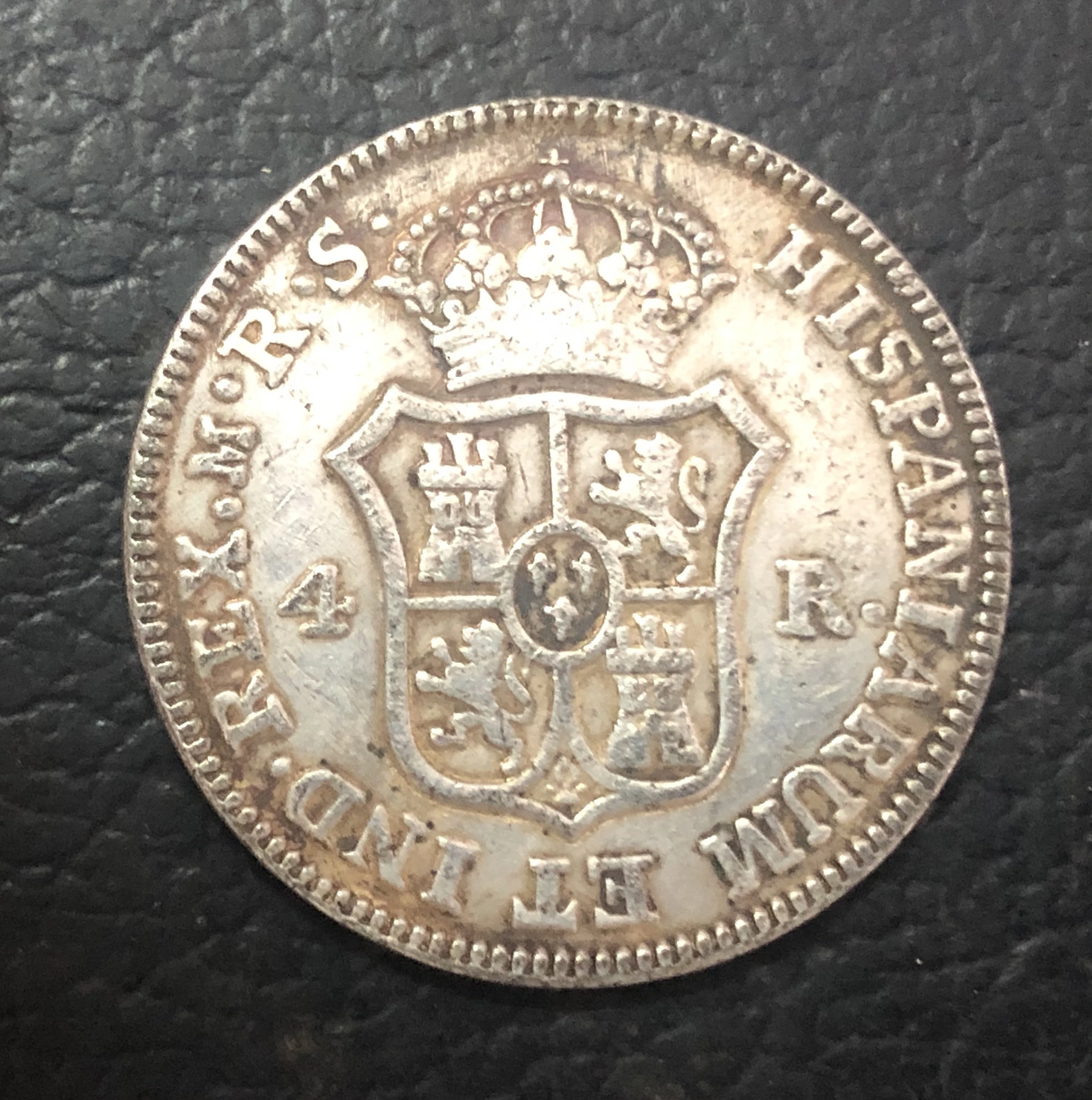 Испанская Серебряная монета 1811 RS 4 Reales Jose I Bonaparte|silver coin panda|silver coins cheapcoin operated timer for pc