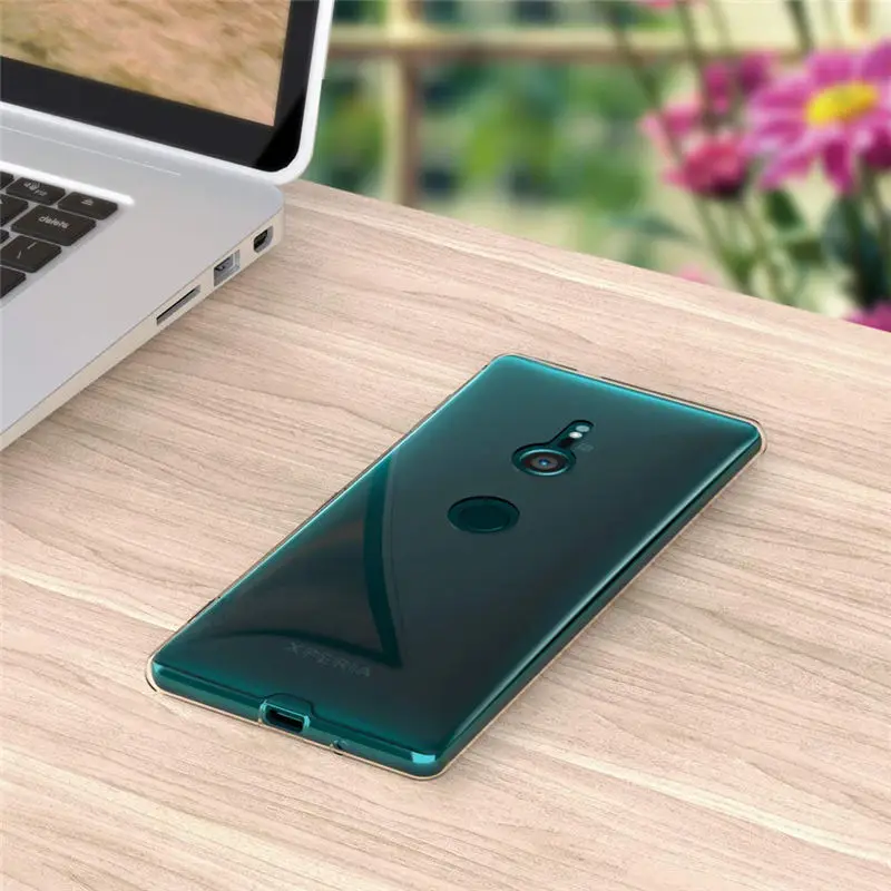 Чехол для Sony Xperia XZ3 чехол силиконовый прозрачный из ТПУ телефона H8416 PF42 H9436 задняя