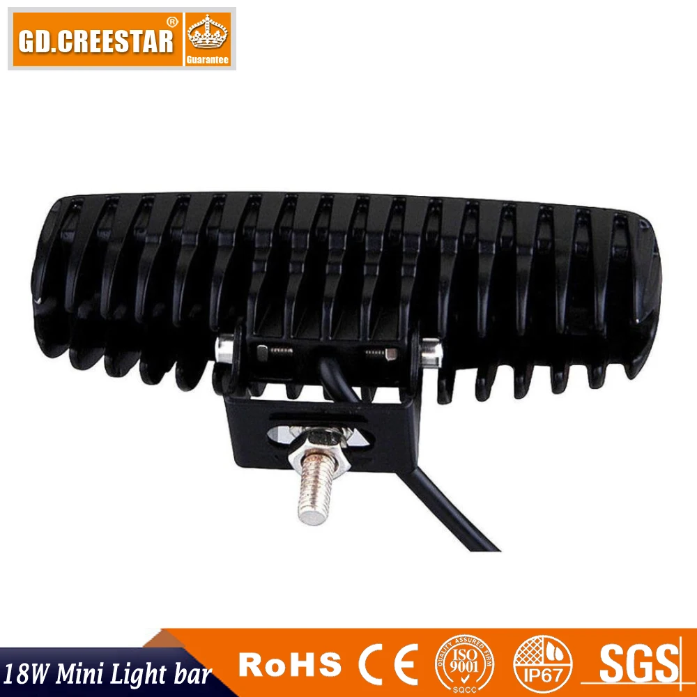 18Watts 6inch Mini LED light bar ATV 4X4 Truck offroad Work 12V 24V daytime running led Car styling lights x1pc | Автомобили и