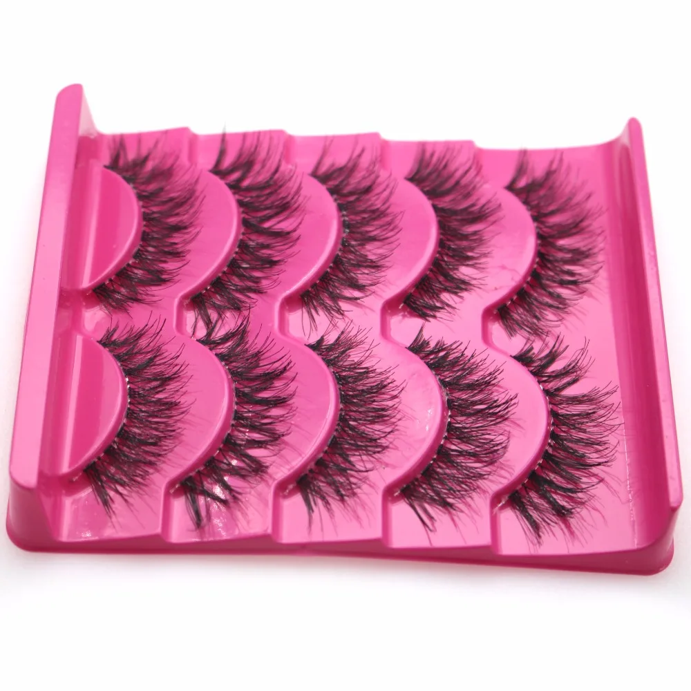 5 пар перекрещивающихся накладных ресниц Накладные ресницы длинные накладные