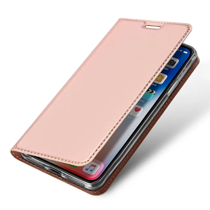 Новый кожаный чехол DUX DUCIS для Apple IPhone X XS Xs Max XR 7 8 6 Plus Карманный Кошелек карт флип