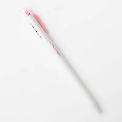 white rabbit gel pen 1 шт. милые пластиковые гелевые ручки с рисунком редиски и кролика, нейтральная ручка для моделирования, школьные ручки Kawaii, канцелярские принадлежности 0,5 мм - Цвет: white rabbit gel pen
