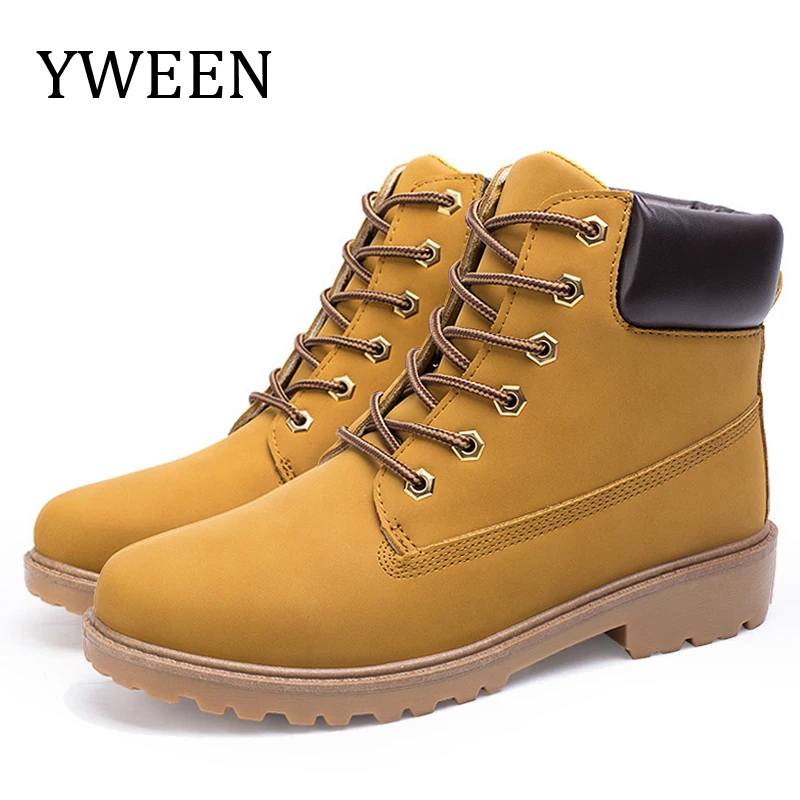

YWEEN Autumn Winter Mens Boots Unisex Camouflage Men Shoes Outdoor Boots For Men